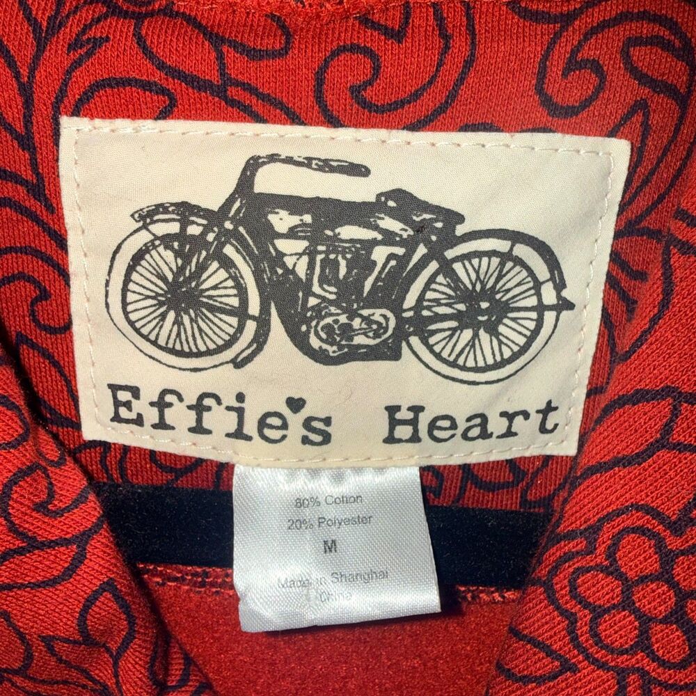 Effie’s Heart Emporium Coat Royal - Red/Black M - Picture 5 of 7
